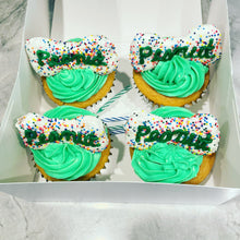 Load image into Gallery viewer, Homemade St. Patrick's Day Cupcakes