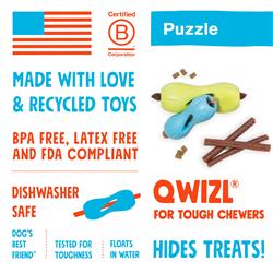 West Paw - Qwizl Puzzle & Treat Toy