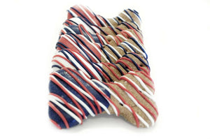 Red, White and Blue Bones - Set of 2