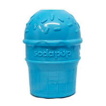 Load image into Gallery viewer, SodaPup Ice Cream Cone Durable Rubber Chew Toy and Treat Dispenser