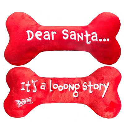 Dear Santa Bone Plush Toy