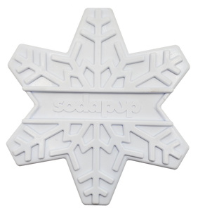SodaPup Snowflake Ultra Durable Nylon Dog Chew Toy For Aggressive Chewers