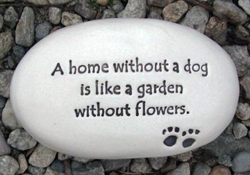 “A home without a dog is like a garden without flowers.”
