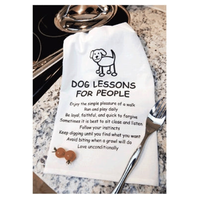 Kitchen Towel - Dog Lessons for People