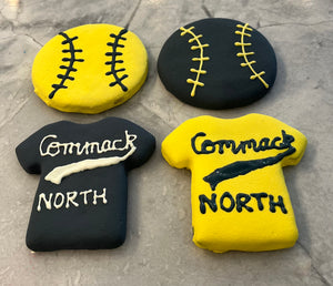 Commack North Baseball Cookie Pack - Preorder