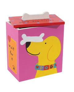 Hand Painted Collection - Wait for it Dog Treat Box