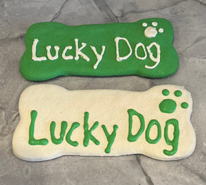 "Lucky Dog" Bone - Set of 2