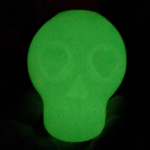 SodaPup MKB Glow In The Dark Sugar Skull Chew Toy & Treat Dispenser