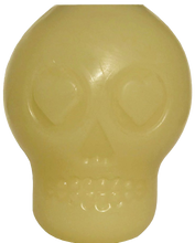 Load image into Gallery viewer, SodaPup MKB Glow In The Dark Sugar Skull Chew Toy &amp; Treat Dispenser