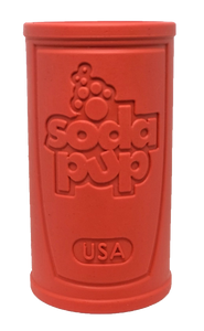 SodaPup Retro Can Durable Rubber Chew Toy & Treat Dispenser