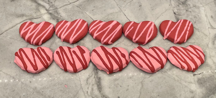 Mini Heart Treats - Set of 10