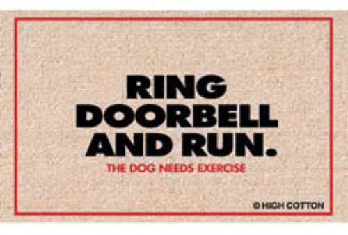 Ring Doorbell and Run - Doormat