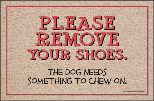 Please Remove Your Shoes - Doormat