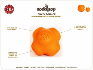 SodaPup Crazy Bounce Retrieving Toy