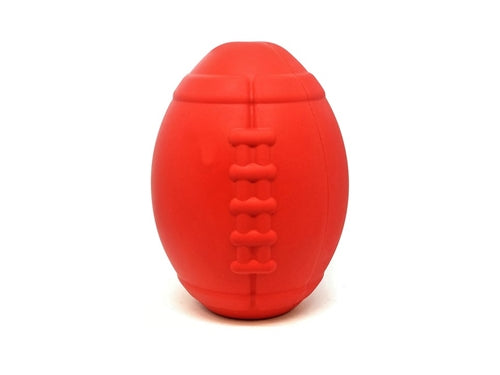 SodaPup - MuttsKickButt Rubber Football Chew Toy and Treat Dispenser