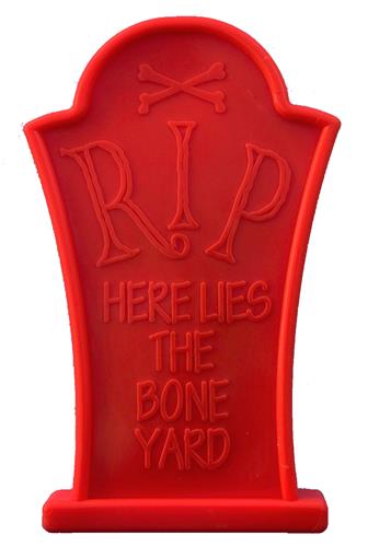 SodaPup Headstone Shaped Ultra Durable Nylon Dog Chew Toy for Aggressive Chewers