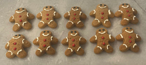 Mini Gingerbread Men Treats - Set of 10