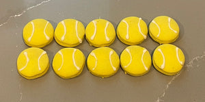 Mini Tennis Ball Treats - Set of 10