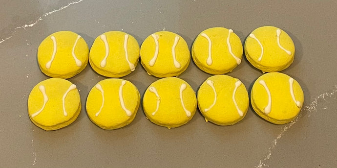Mini Tennis Ball Treats - Set of 10