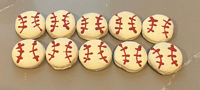 Mini Baseball Treats - Set of 10